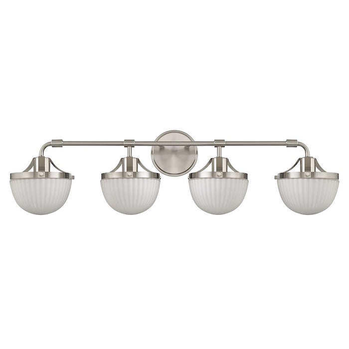 Savoy House Lighting One Meredith 4Lt Bath Vanity Light, Nickel