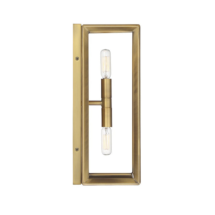 Savoy House Lighting One Richland 2Lt Wall Sconce, Brass