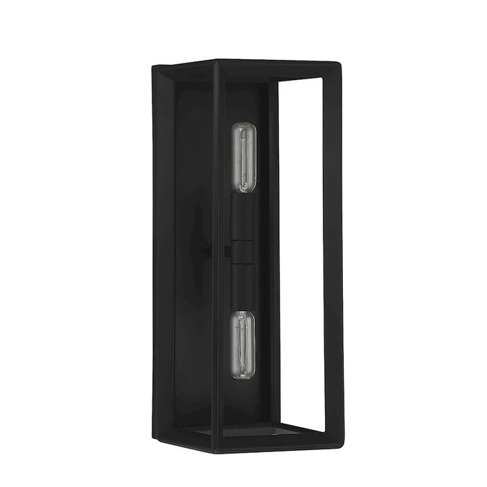 Savoy House Lighting One Richland 2Lt Wall Sconce, Black