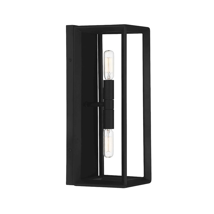 Savoy House Lighting One Richland 2Lt Wall Sconce, Black