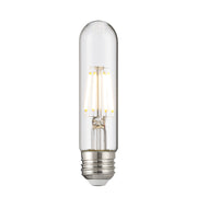 Savoy House 5W E26 T9 7.5in 3000K Clear Dimmable LED Bulb | Clear Glass and Metal | Accent & Task Lighting | 517 Lumens, 90+ CRI | Model LA1T9C53E26D5