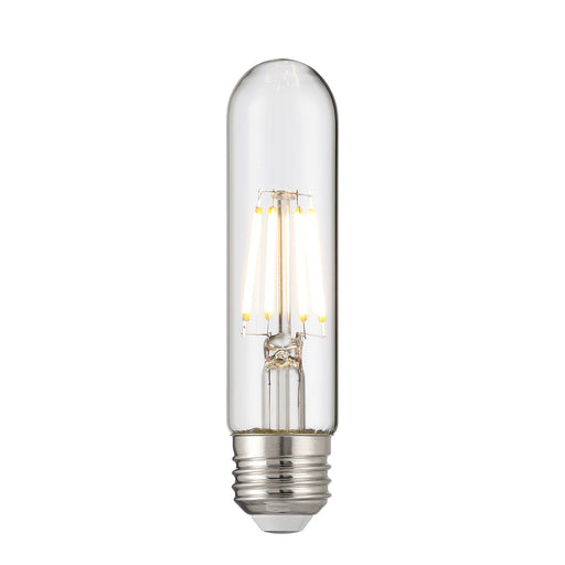 Savoy House 5W E26 T9 7.5in 3000K Clear Dimmable LED Bulb | Clear Glass and Metal | Accent & Task Lighting | 517 Lumens, 90+ CRI | Model LA1T9C53E26D5