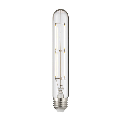 Savoy House 5W E26 T9 11in 3000K Clear Dimmable LED Bulb | Clear Glass and Metal | Accent & Task Lighting | 549 Lumens, 90+ CRI | Model LA1T9C53E26D7