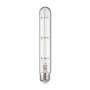 Savoy House 5W E26 T9 11in 3000K Clear Dimmable LED Bulb | Clear Glass and Metal | Accent & Task Lighting | 549 Lumens, 90+ CRI | Model LA1T9C53E26D7