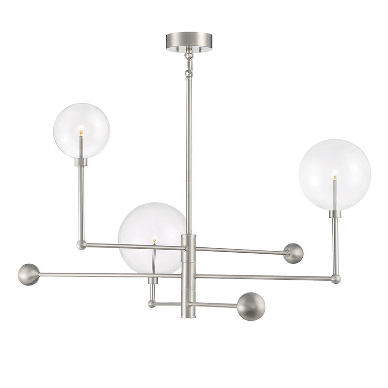 Savoy Meridian 3 Light Chandelier