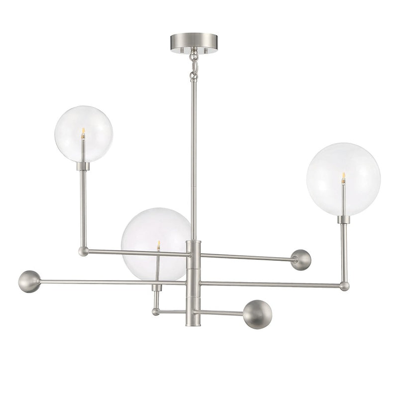 Savoy Meridian 3 Light Chandelier