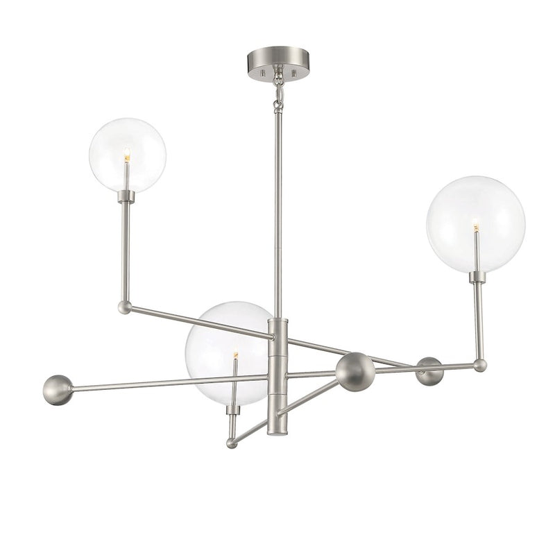 Savoy Meridian 3 Light Chandelier