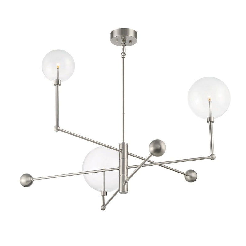 Savoy Meridian 3 Light Chandelier