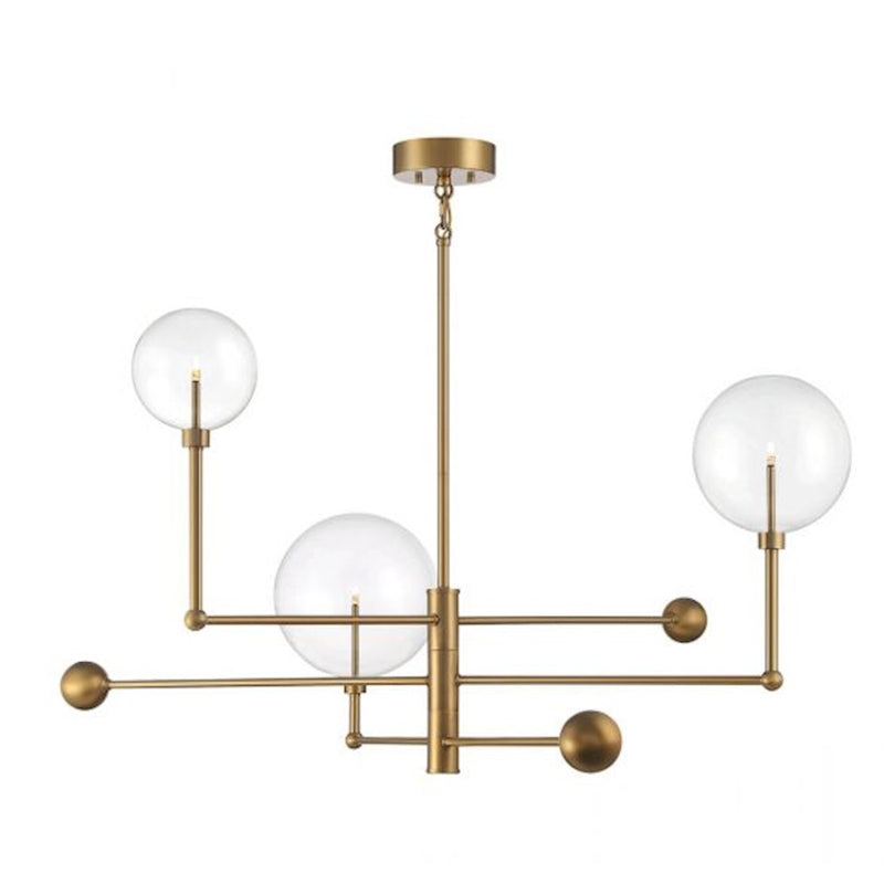 Savoy Meridian 3 Light Chandelier