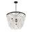 Savoy House 5-Light Chandelier, White/Oil Rubbed Bronze