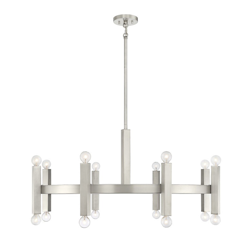 Meridian Contemporary 16 Light Chandelier