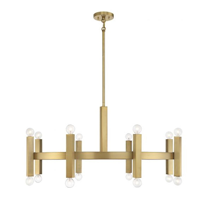 Meridian Contemporary 16 Light Chandelier