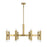 Savoy House 16-Light Chandelier, Natural Brass - M100103NB