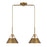 Meridian Vintage 2 Light Linear Chandelier