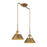 Meridian Vintage 2 Light Linear Chandelier