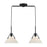 Savoy House 2-Light 16" Linear Chandelier, Matte Black - M100108MBK