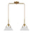 Savoy House 2-Light 16" Linear Chandelier, Natural Brass