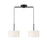 Meridian Vintage 2 Light 14" Linear Chandelier