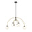 Savoy Meridian 6 Light Chandelier, Black