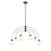 Savoy Meridian 6 Light Chandelier, Black
