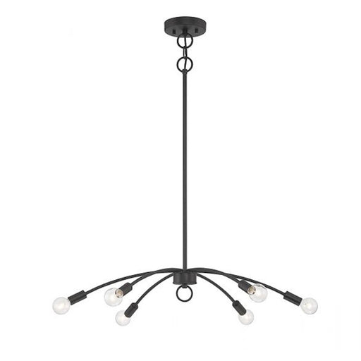 Savoy Meridian 6 Light 5" Chandelier