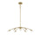 Savoy House 6-Light 27" Chandelier, Natural Brass - M100116NB