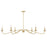 Savoy House 6-Light 62" Chandelier, Natural Brass - M100119NB