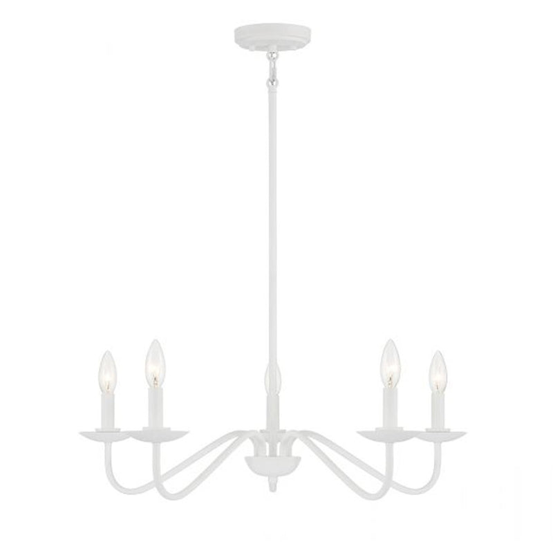 Savoy Meridian 5 Light Chandelier
