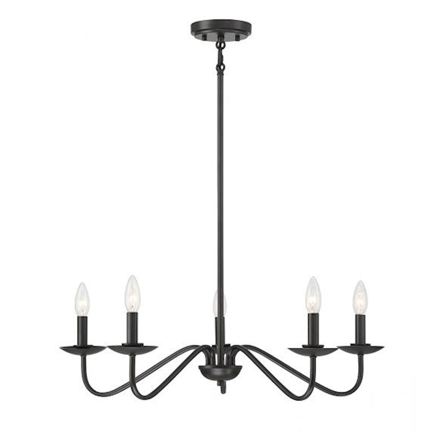 Savoy Meridian 5 Light Chandelier