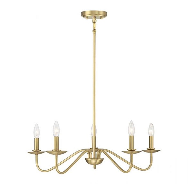 Savoy Meridian 5 Light Chandelier