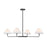 Savoy House 4-Light Chandelier, Matte Black - M100121MBK