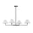 Savoy House 4-Light Chandelier, Matte Black