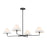 Savoy House 4-Light Chandelier, Matte Black