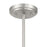 Savoy House Meridian 4Lt Chandelier, Brushed Nickel/White Opal