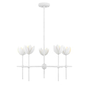 Savoy House Meridian 5Lt Chandelier, Bisque White - M100131BQW