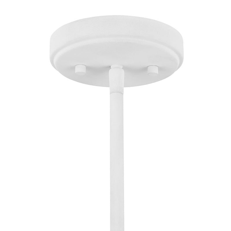Savoy House Meridian 5Lt Chandelier, Bisque White