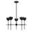 Savoy House Meridian 5Lt 26" Chandelier, Black