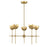 Savoy House Meridian 5Lt 26" Chandelier, Natural Brass - M100131NB