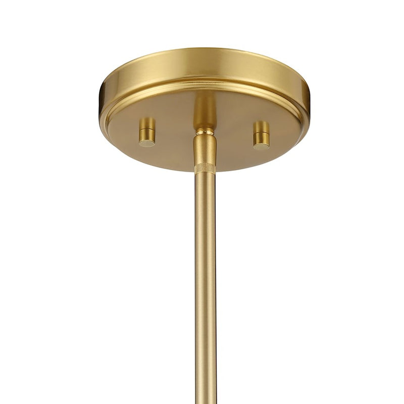 Savoy House Meridian 5Lt 26" Chandelier, Natural Brass