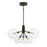 Savoy House Meridian 6Lt Chandelier, Oil Rubbed Bronze/Clear