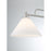 Savoy House Meridian 2Lt Chandelier, Brushed Nickel/White Opal