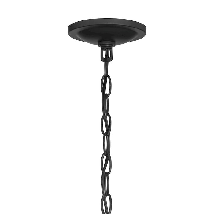 Savoy House Meridian 6Lt 28" Chandelier, Black