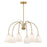 Savoy House Meridian 6Lt 30" Chandelier, Natural Brass - M100138NB