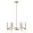 Savoy House Meridian 6Lt 25" Chandelier, Brushed Nickel