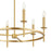 Savoy House Meridian 6Lt 25" Chandelier, Natural Brass