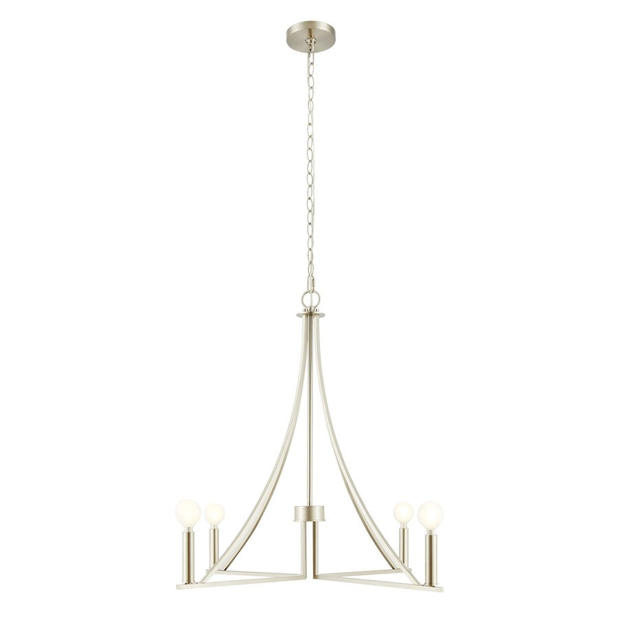 Savoy House Meridian 4Lt Chandelier, Brushed Nickel - M100141BN