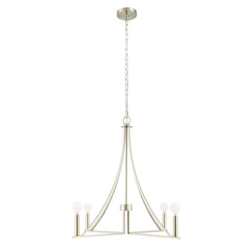 Savoy House Meridian 4Lt Chandelier, Brushed Nickel
