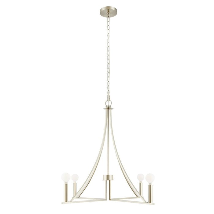 Savoy House Meridian 4Lt Chandelier, Brushed Nickel