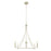 Savoy House Meridian 4Lt Chandelier, Brushed Nickel