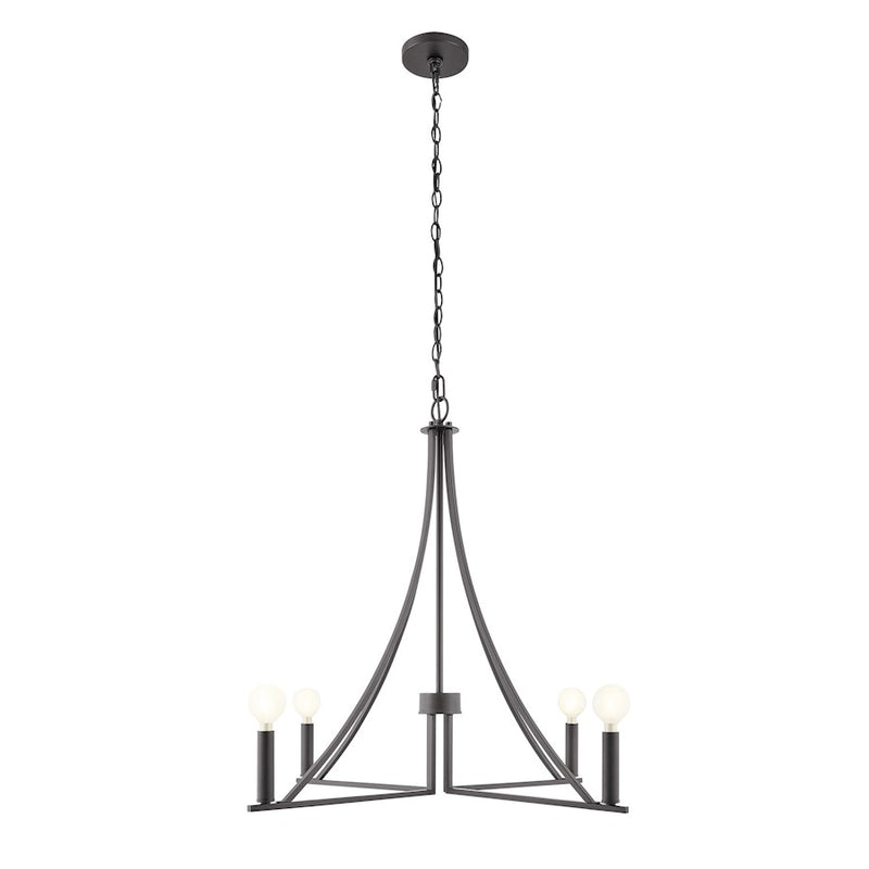 Savoy House Meridian 4Lt Chandelier, Black